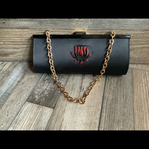Evening Party Clutch Purse Black by  Rohit bhal - Picture 2 of 6